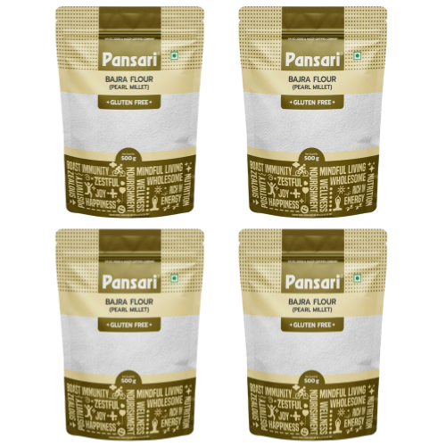 Pansari Bajra / Mouka z perlového prosa (Balení 4x 500g) 2Kg