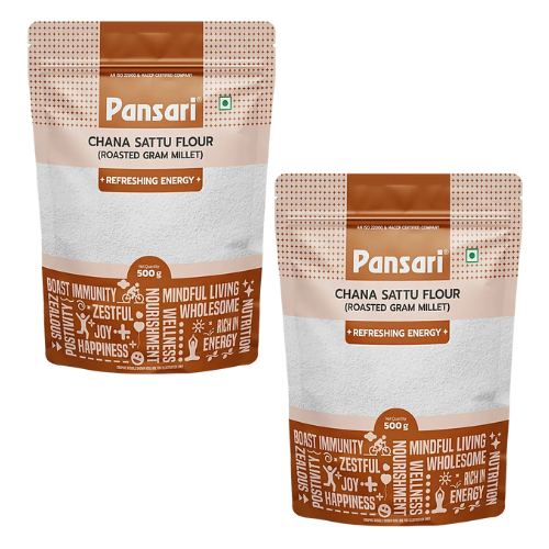 Pansari Channa Sathu / Sattu Powder (Bundle of 2 x 500g)