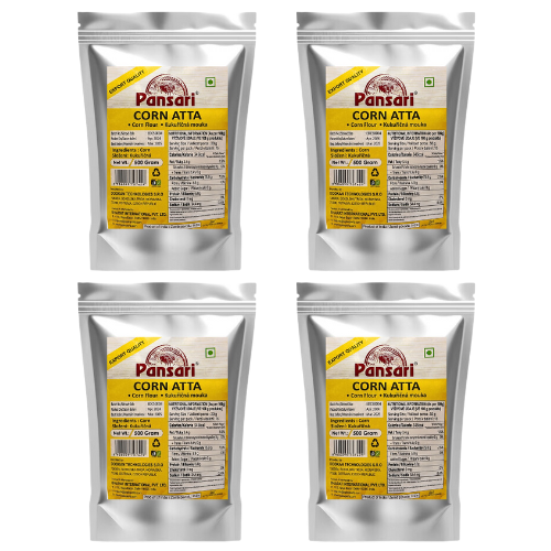 Pansari Corn Flour /Kukuřičná mouka (Balení 4 x 500g) 2Kg