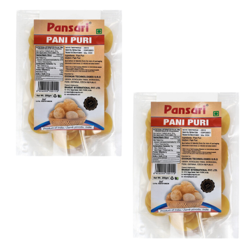 Pansari Golgappe Fry / Polotovar na výrobu Pani Puri (Balení 2x200g) 400g