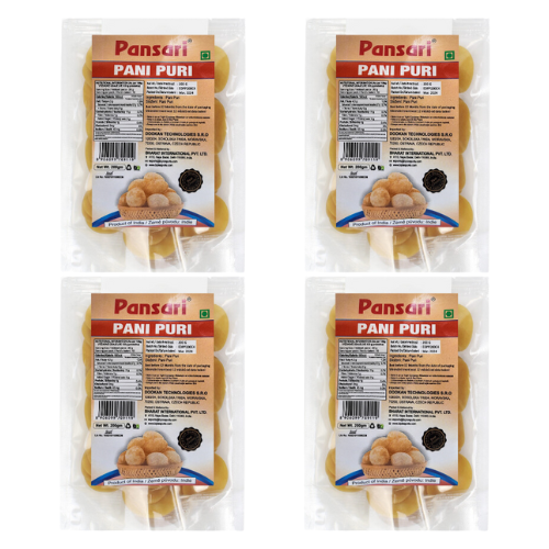 Pansari Golgappe Fry / Polotovar na výrobu Pani Puri (Balení 4x200g) 800g