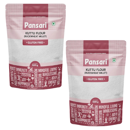 Pansari Kuttu Ka Atta / Pohanková mouka (Balení 2x 500g) 1Kg