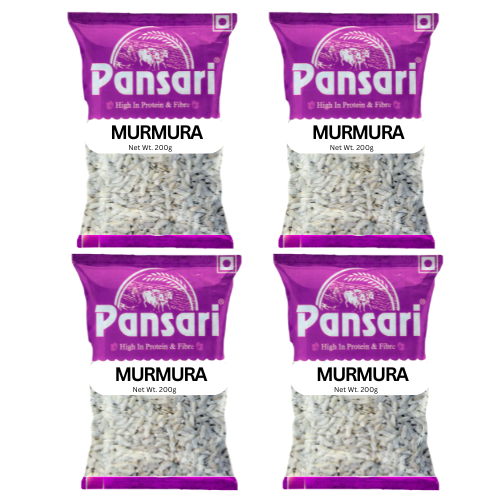 Pansari  Mamra / Mumra / Puffed Rice (Bundle of 4 x 200g)