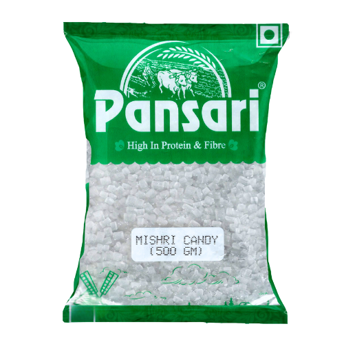 Pansari Mishri Candy / Přírodní cukrové krystaly (500g)