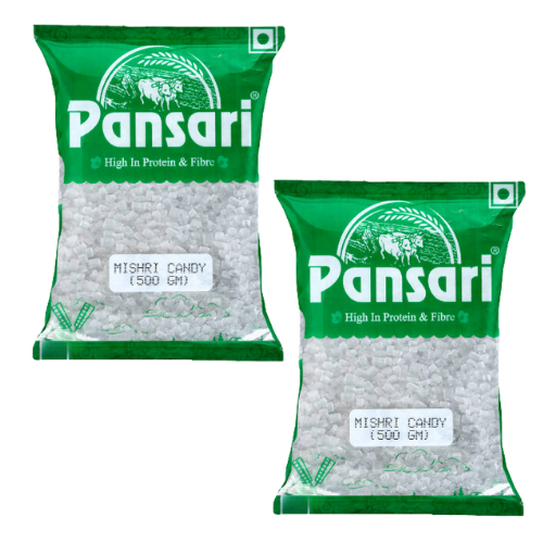 Pansari Mishri Candy (Bundle of 2 x 500g)