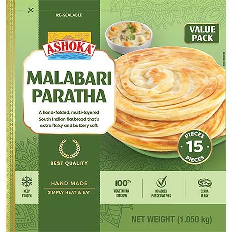 Ashoka malabarská Paratha - rodinné balení (1,05 kg) - Mražené zboží!!