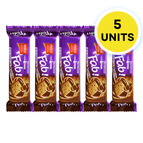 Parle Hide and Seek Fab Chocolate (Bundle of 5 x 112g)