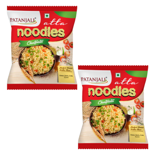 Patanjali Chatpata Atta Noodles (Bundle of 2 x 60g) - Sale Item [BBD: 28 February 2025]