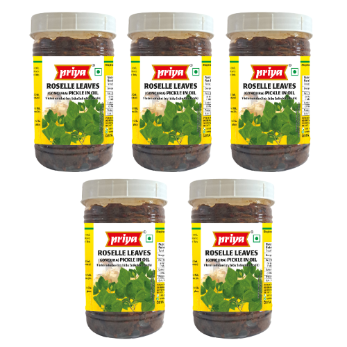 Priya Gongura without Garlic / Nakládaný ibišek bez česneku (Balení 5 x 300g) 1,5Kg