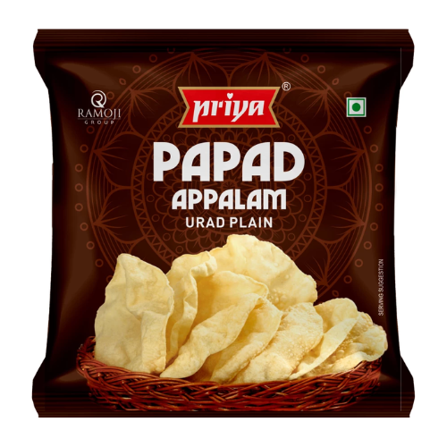 Priya Papad / Křupavé luštěninové placky (100g) - SLEVA! [DMT: 04. srpen 2025]