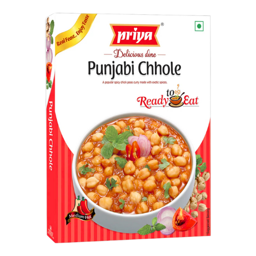 Priya Ready to Eat Punjabi Choley / Cizrnové kari (300 g) Hotové jídlo