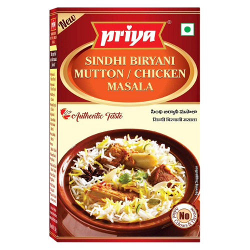 Priya Sindhi Biryani Masala / Koření pro přípravu masového kari (50 g)