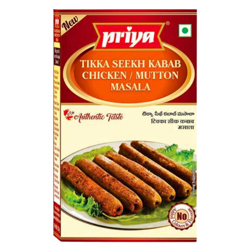 Priya Tikka Seekh Kabab BBQ Mix / Koření na kebab (50g)