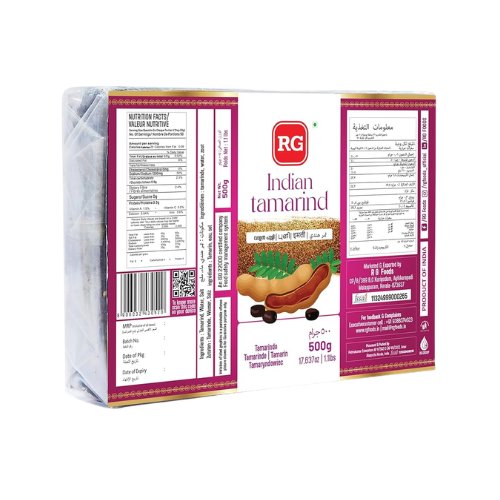RG Indian Tamarind Whole (500g)