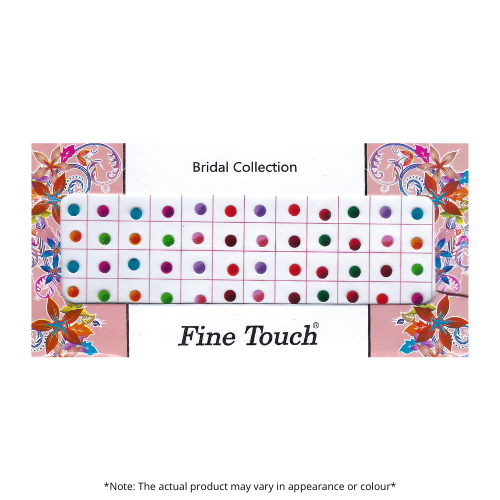 Round Shaped Multi Colour Bindhi Pack (1Pc)