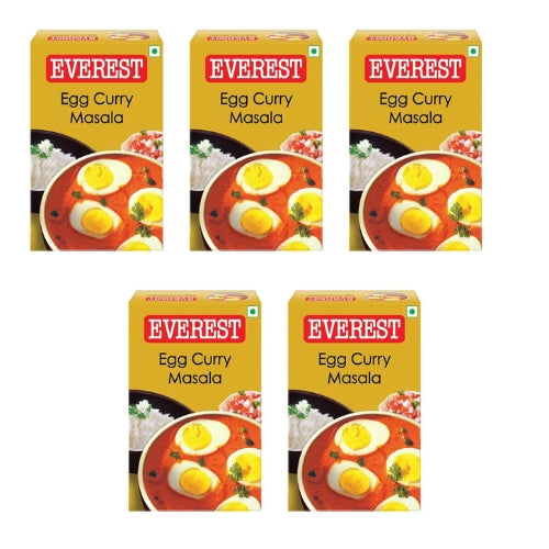 Everest Egg Curry Masala / Směs koření na kari s vejci (Balení 5x50g) 250g