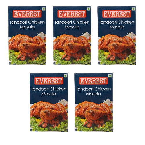 Everest Tandoori Chicken Masala / Směs koření na kuře (Balení 5x50g) 250g