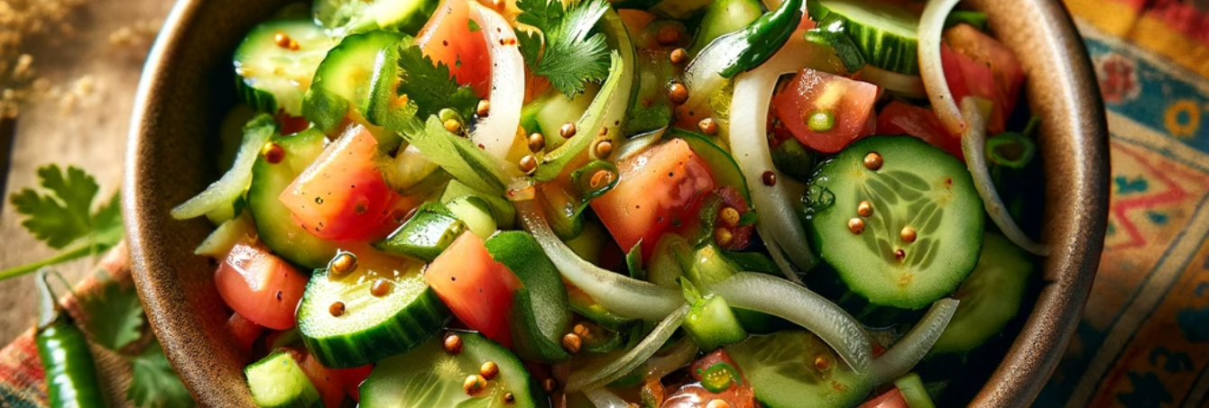 Sambar Cucumber Salad
