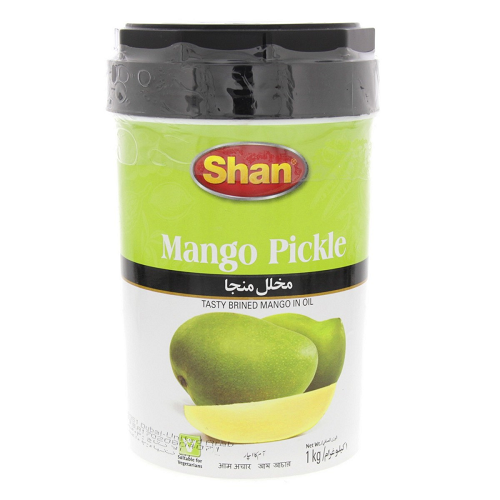 Shan Mango Pickle / Kořeněné nakládané mango (1Kg) SLEVA  [DMT: 29. prosinec 2024]