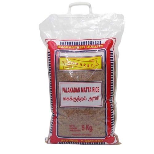 Shankar Palakadan Matta Rice (5kg) - Weekend Delivery Offer