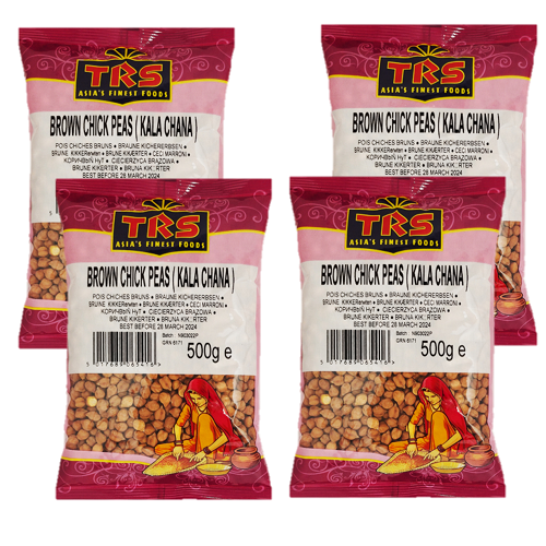 TRS Brown Chickpea / Kala Chana (Bundle of 4 x 500g) - 2kg