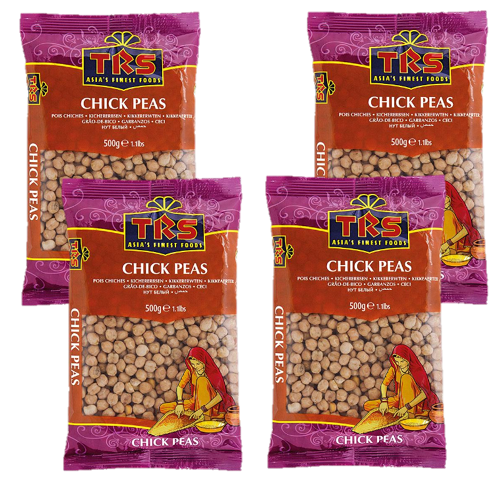 TRS White Chickpeas / Kabuli Chana (Bundle of 4 x 500g) - 2kg