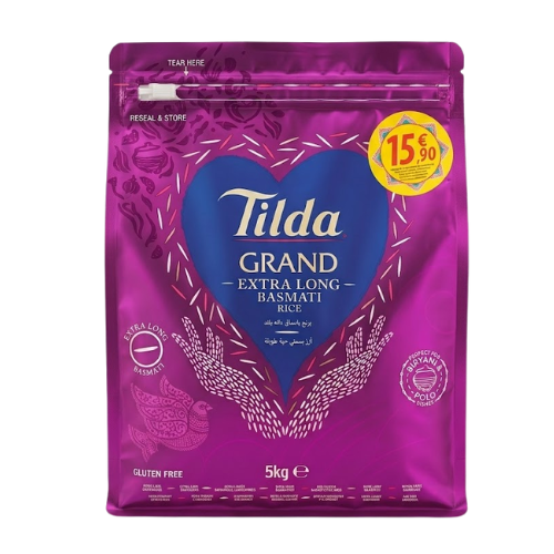 Tilda Grand extra dlouhá rýže Basmati (5kg)