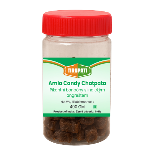 Tirupati kořeněná sladkost s indickým angreštem (400g)