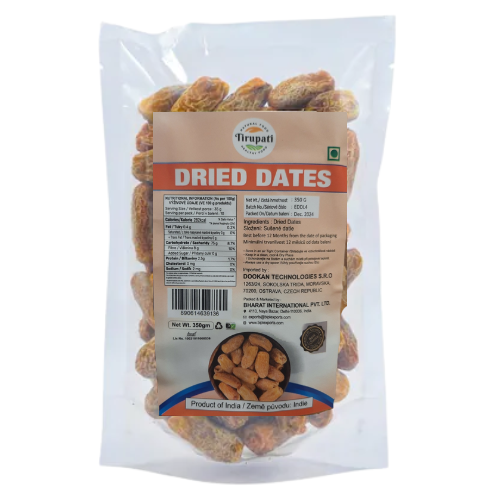 Tirupati sušené datle (350g)