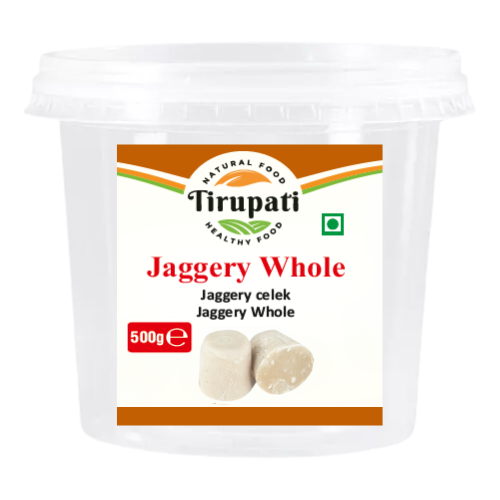 Tirupati Jaggery Gur / Jaggery - bílé, vcelku (500g)