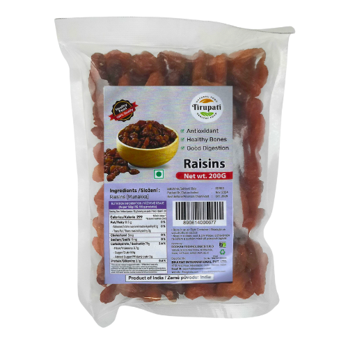 Tirupati Munakka Raisins / Rozinky (200g)
