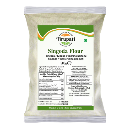 Tirupati Singoda Flour / Mouka z vodního kaštanu (500g)