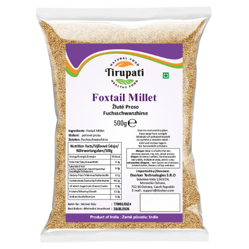 Tirupati Foxtail Millet / Proso (Bér italský) (500g)