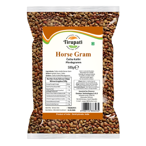 Tirupati Horse Gram / Čočka Kulthi (Macrotyloma uniflorum)(500g)