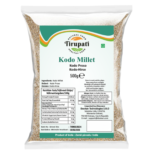 Tirupati Kodo Millet  / Proso (Paspal obilní) (500g) - SLEVA! [DMT: 30. června 2025]