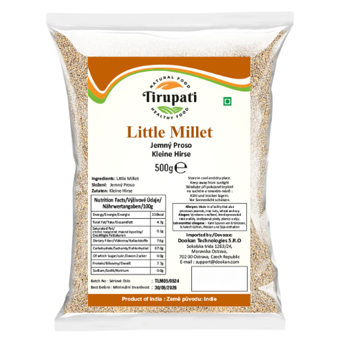 Tirupati Little Millet / Proso (Panicum sumatrense) (500g)