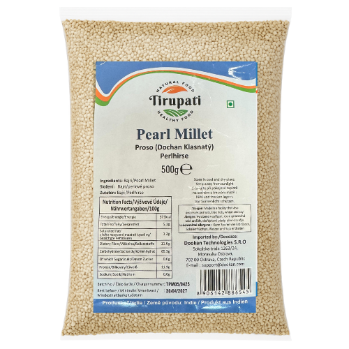 Tirupati perlové proso (Dochan klasnatý)(500g)