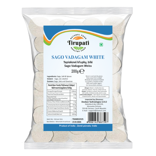 Tirupati Sago / Javvarisi vadagam (200g)
