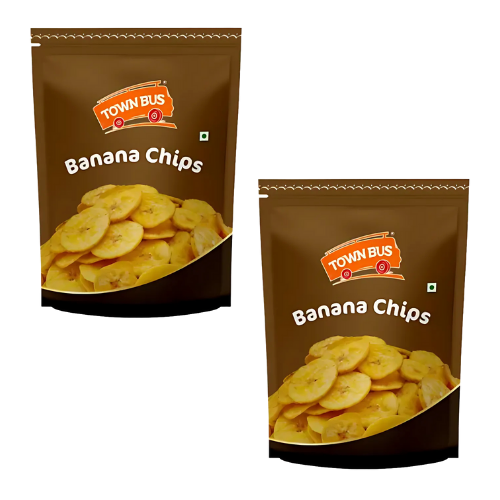 Town Bus Banana Chips / Banánové chipsy (Balení 2 x 170g) 340g