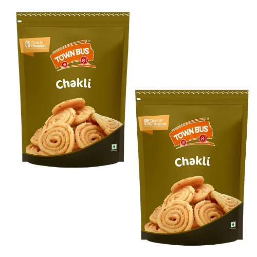 Town Bus Chakli / Křupavé spirály (Balení 2 x 170g) 340g