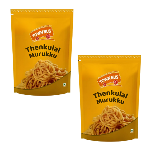 Town Bus Thenkulal Murukku (Bundle of 2 x 170g)