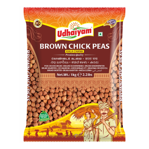 Udhaiyam Brown Chickpeas / Hnědá cizrna (1kg)
