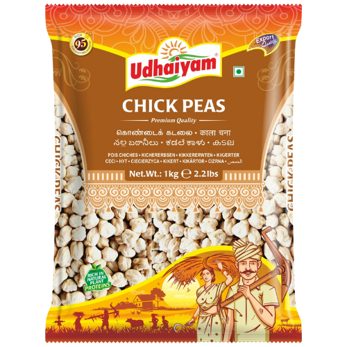 Udhaiyam White Chickpeas / Kabuli Chana (1kg)