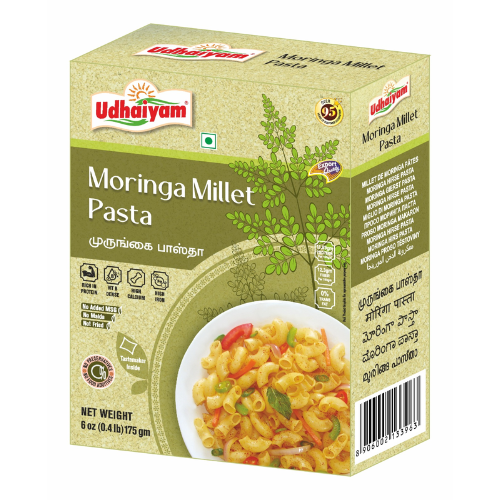 Udhaiyam těstoviny z prosa a moringy (175g)