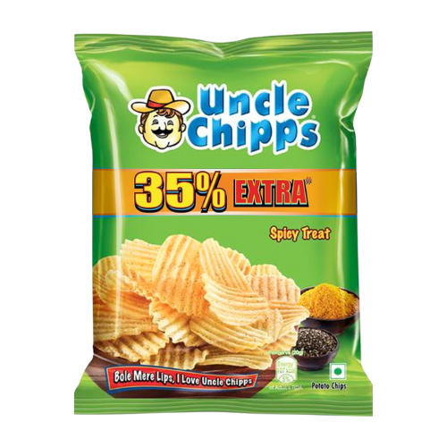 Uncle Green - Pikantní bramborové Chipsy (50 g)