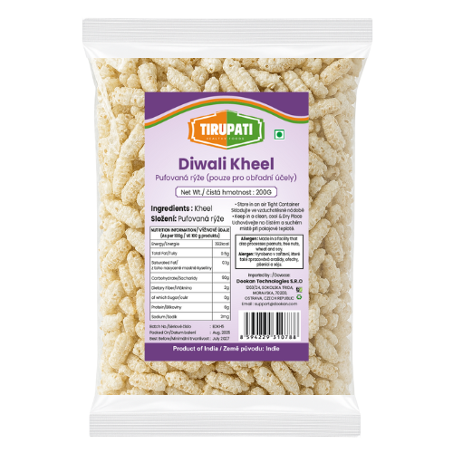 Tirupati Diwali Kheel / Pufovaná rýže (200g)
