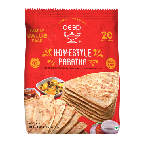 Deep domácí paráthy (1,3kg) Mražený produkt!