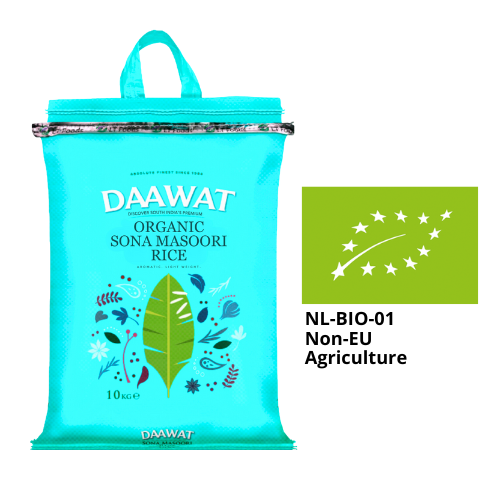 Daawat Organic Sona Masoori Rýže (10kg)