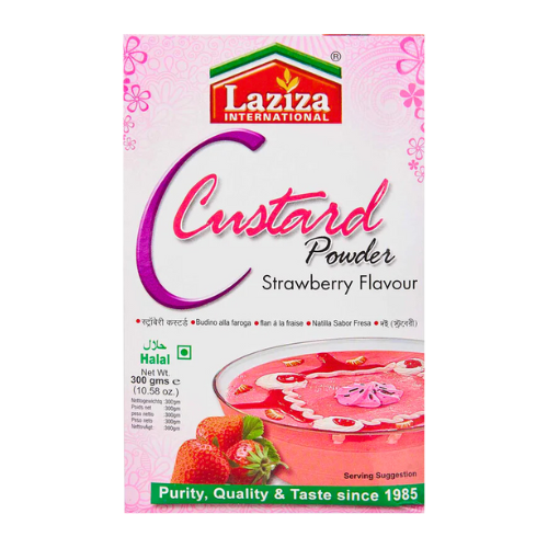 Laziza Custard Strawberry Powder (300g)