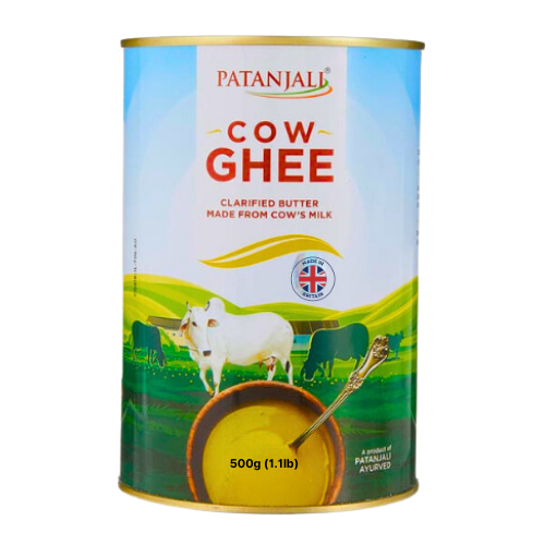 Pantajali Cow Ghee / přepuštěné kravské máslo (500g)